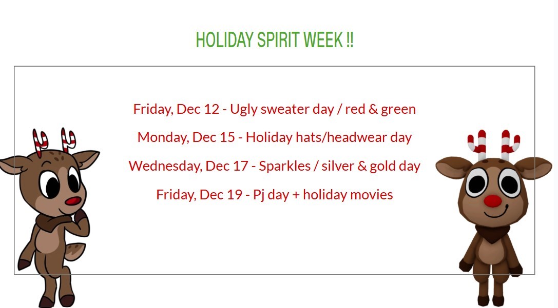 Holiday Spirit week