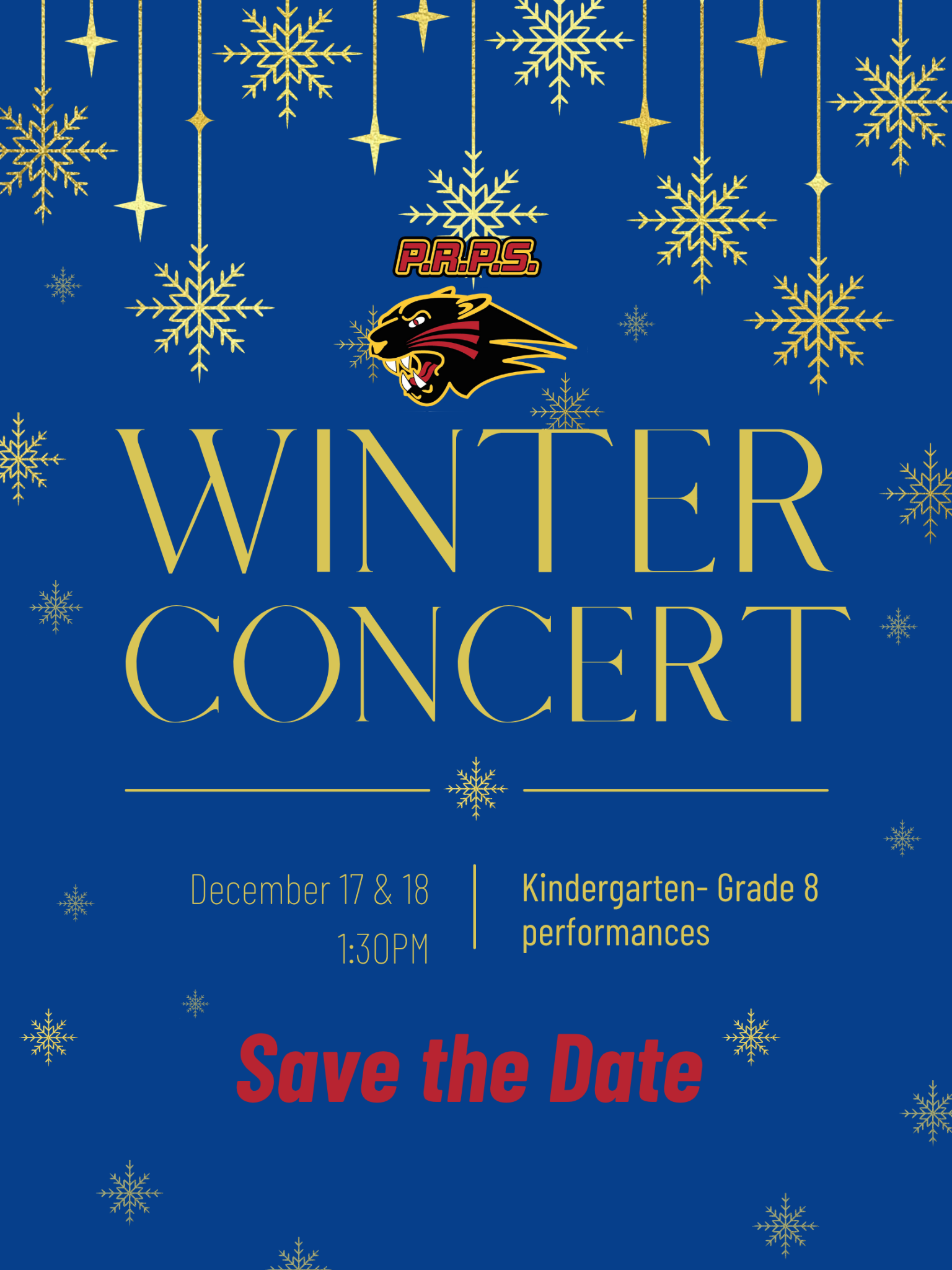 Winter Concert Save the date
