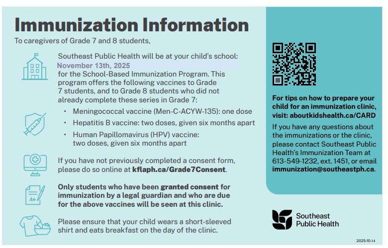 Immunizations clinic november