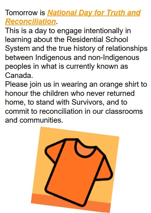 Orange shirt day