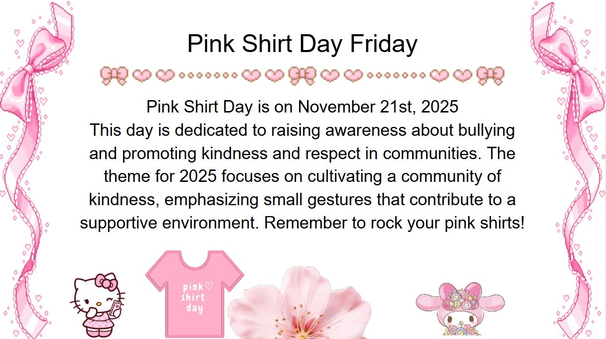 Pink Shirt Day 2025